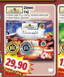Norma Zimní čaj nabídka