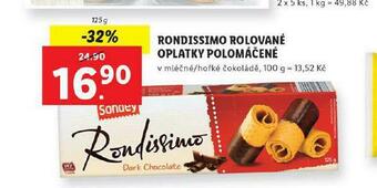 Lidl Rondissimo rolované oplatky polomáčené nabídka