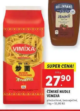 Lidl Čínské nudle vimixa nabídka