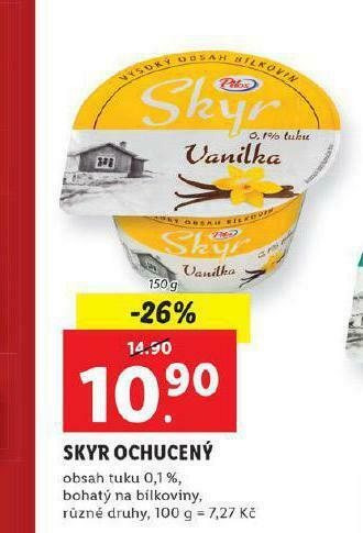 Lidl Skyr ochucený nabídka