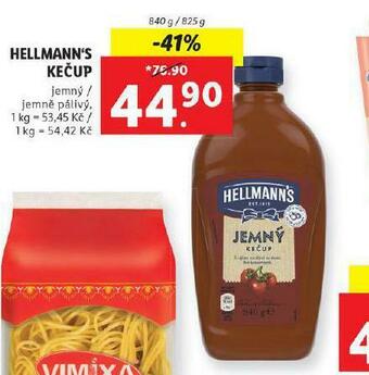 Lidl Hellmann´s kečup nabídka