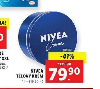 Lidl Nivea tělový krém nabídka