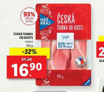 Lidl Česká šunka od kosti nabídka