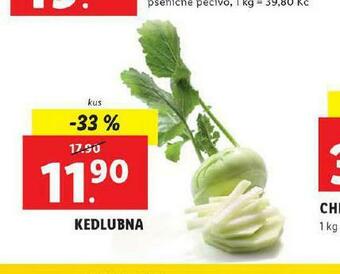 Lidl Kedlubna nabídka