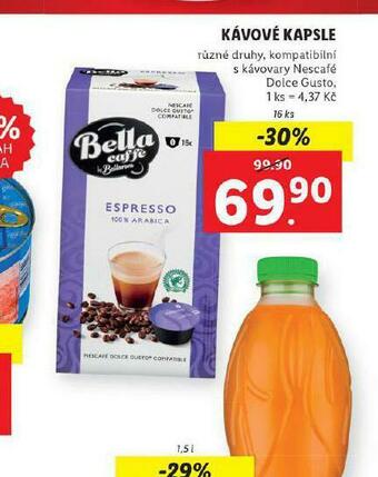 Lidl Kávové kapsle nabídka