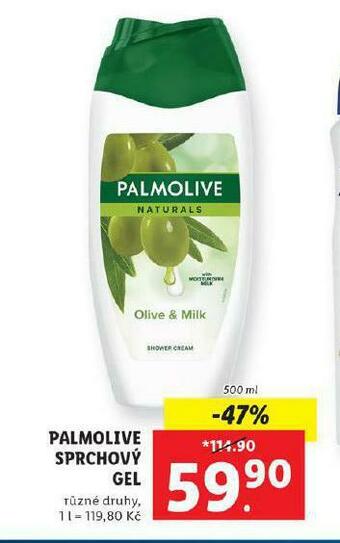 Lidl Palmolive sprchový gel nabídka