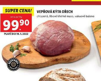 Lidl Vepřová kýta ořech nabídka
