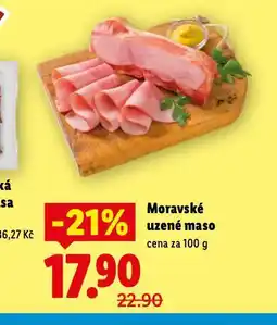 Lidl Moravské uzené maso nabídka