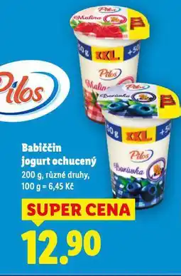 Lidl Babiččin jogurt ochucený nabídka