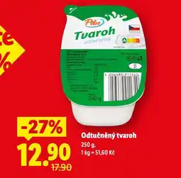 Lidl Odtučněný tvaroh nabídka