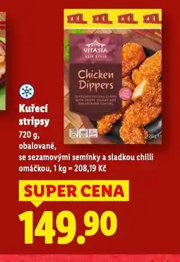 Lidl Kuřecí stripsy nabídka