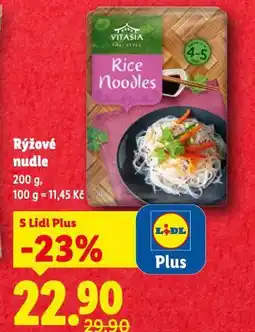 Lidl Rýžové nudle nabídka