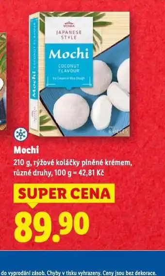 Lidl Mochi nabídka