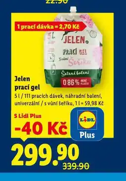 Lidl Jelen prací gel nabídka