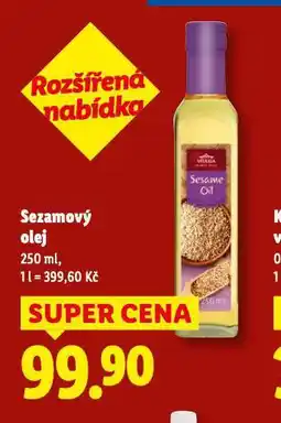 Lidl Sezamový olej nabídka