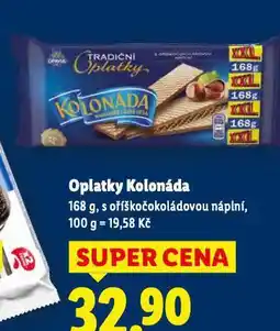 Lidl Oplatky kolonáda nabídka