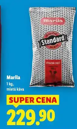 Lidl Marila mletá káva nabídka