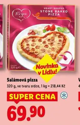 Lidl Salámová pizza nabídka