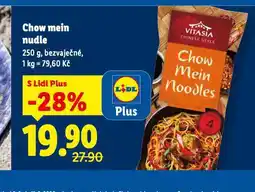 Lidl Chow mein nudle nabídka
