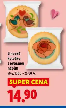 Lidl Linecké kolečko s ovocnou náplní nabídka