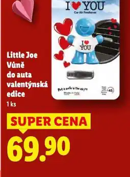 Lidl Little joe vůně do auta valentýnský edice nabídka