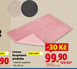 Lidl Koupelnová předložka nabídka
