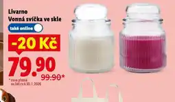Lidl Vonná svíčka ve skle nabídka
