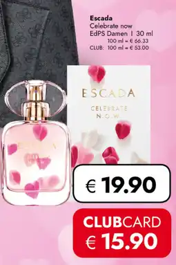 TRAVEL FREE Escada Celebrate now EdPS Damen nabídka