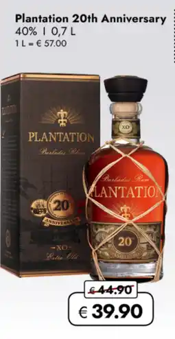 TRAVEL FREE Plantation 20th Anniversary 40% nabídka