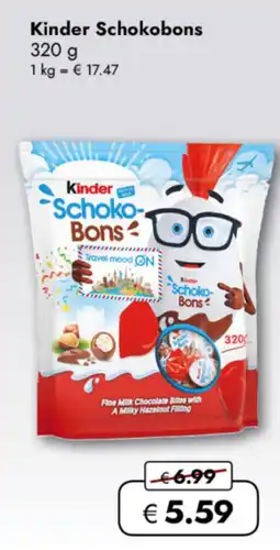 TRAVEL FREE Kinder Schokobons nabídka