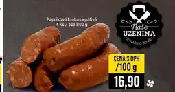 Jip Papriková klobása pálivá 4 ks cca 800 g 100g nabídka