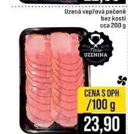 Jip Uzená vepřová pečeně bez kosti cca 200 g 100g nabídka