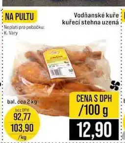 Jip Vodňanské kuře kuřecí stehna uzená bal. cca 2 kg 100g nabídka