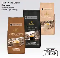 TRAVEL FREE Tchibo Caffé Crema, Espresso nabídka