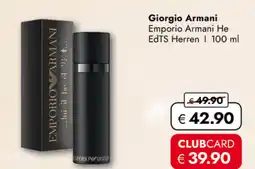 TRAVEL FREE Giorgio Armani Emporio Armani He EdTS Herren nabídka