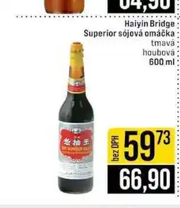 Jip Haiyin Bridge Superior sójová omáčka tmavá houbová nabídka