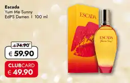 TRAVEL FREE Escada Yum Me Sunny EdPS Damen nabídka