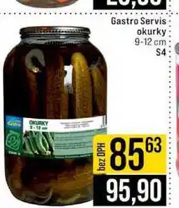 Jip Gastro Servis okurky 9-12 cm S4 nabídka