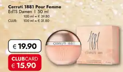 TRAVEL FREE Cerruti 1881 Pour Femme EdTS Damen nabídka