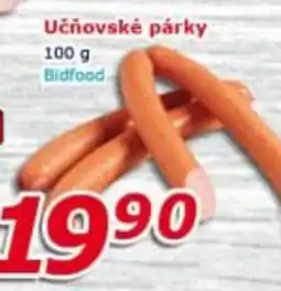 ESO MARKET Učňovské párky nabídka
