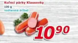 ESO MARKET Kuřecí párky Klausovky nabídka