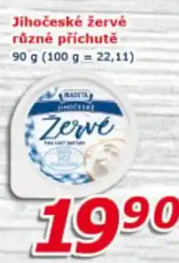 ESO MARKET Madeta Jihočeské žervé nabídka