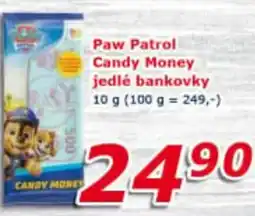 ESO MARKET Paw Patrol Candy Money jedlé bankovky nabídka