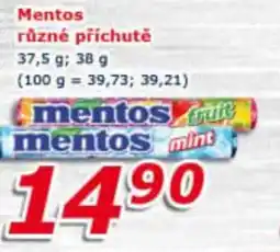 ESO MARKET Mentos nabídka