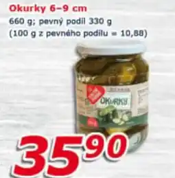 ESO MARKET Okurky 6-9 cm nabídka