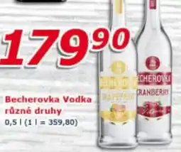 ESO MARKET Becherovka Vodka nabídka