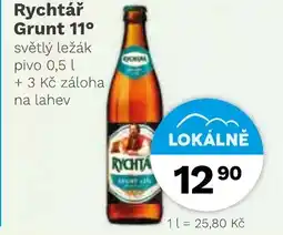 Fortel Rychtář Grunt 11° světlý ležák pivo nabídka