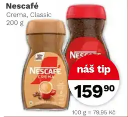 Fortel Nescafé Crema, Classic nabídka