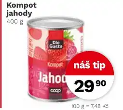 Fortel Kompot jahody nabídka