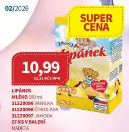 Kubík potraviny Madeta Lipánek mléko nabídka